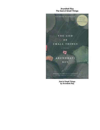 Cover of The God of Small Things