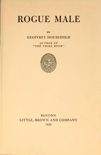 Cover of Rogue Male
